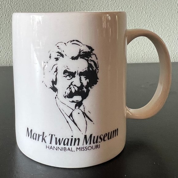 Mark Twain Museum Souvenir Ceramic Mug with Quote ~ Hannibal, Missouri - Picture 2 of 7